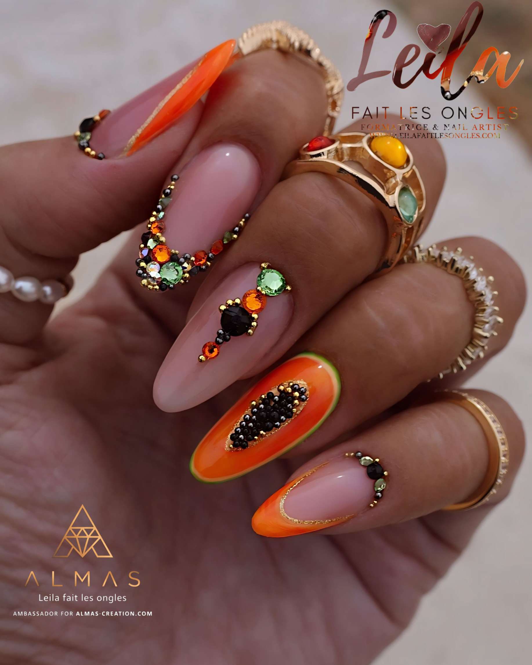 Nail Art Coloré